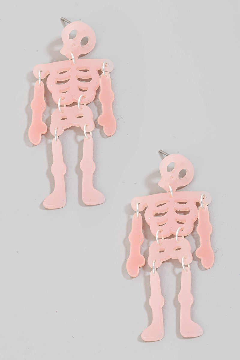 Dancing Skeleton Earrings - 3 Colors