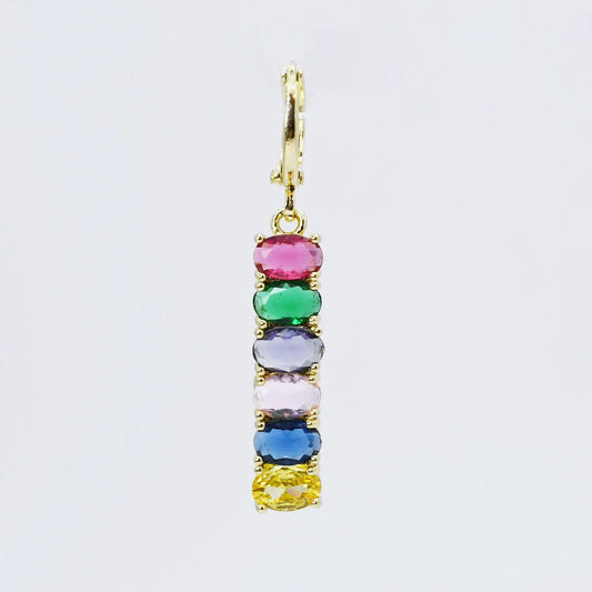 TJ  -  Multi Gem Bar Charm