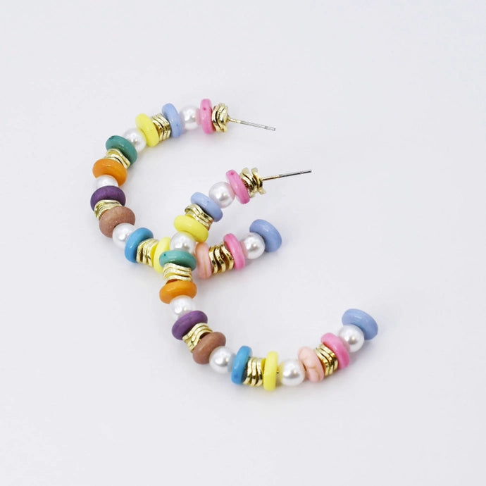 TJ  -  Chic Color Hoop Earrings