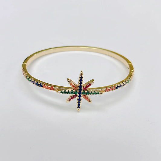 TJ - Rainbow Starburst Bangle