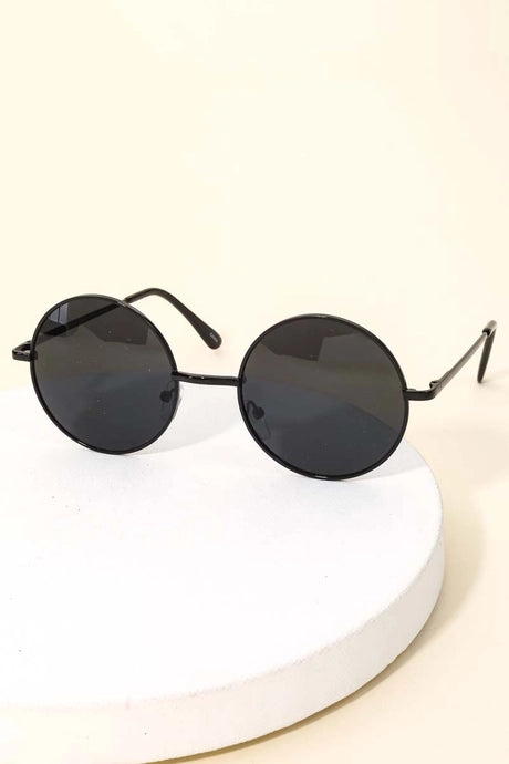 Retro Round Sunglasses- 4 Colors