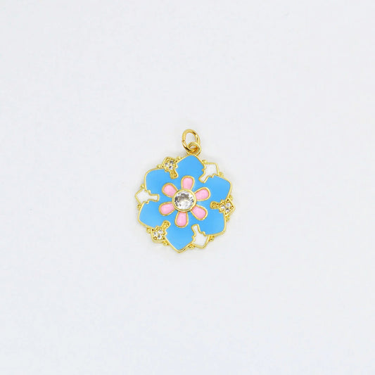 TJ - Pastel Flower Charm