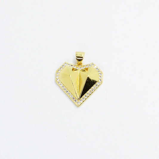 TJ - Diamond Shape Heart Charm