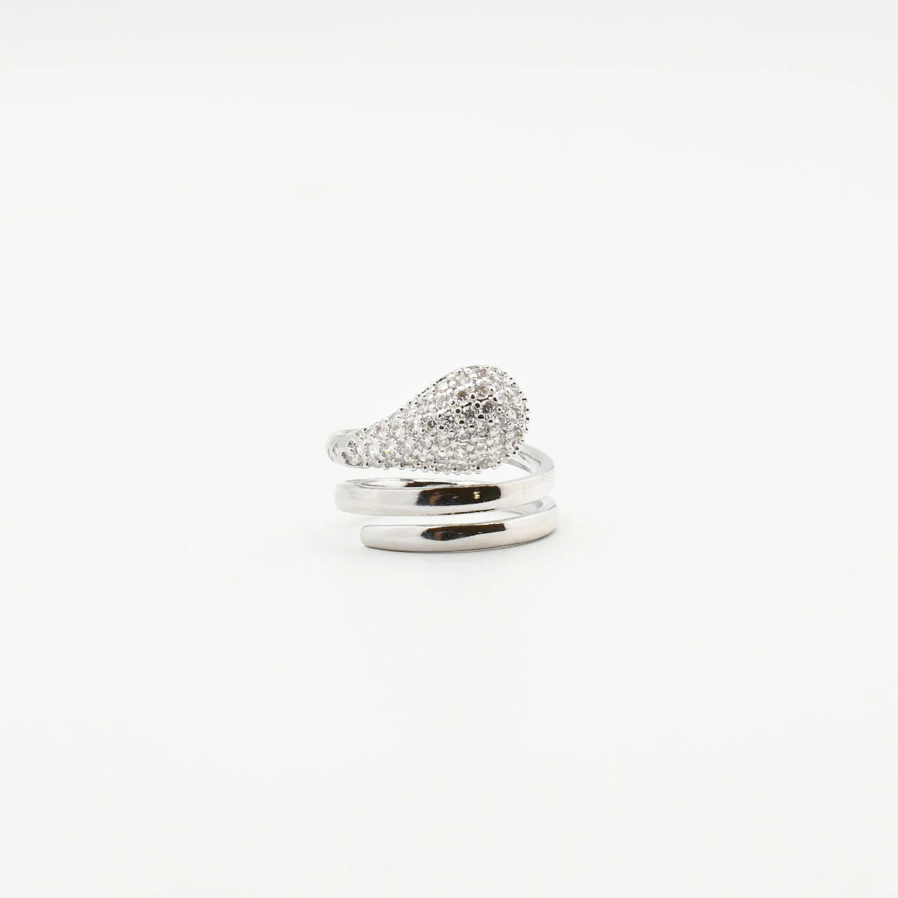 TJ - Twisted Teardrop Ring - 2 Colors