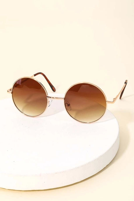 Retro Round Sunglasses- 4 Colors