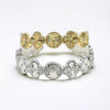 18 Kt Plated Flower Cuff - 2 Colors