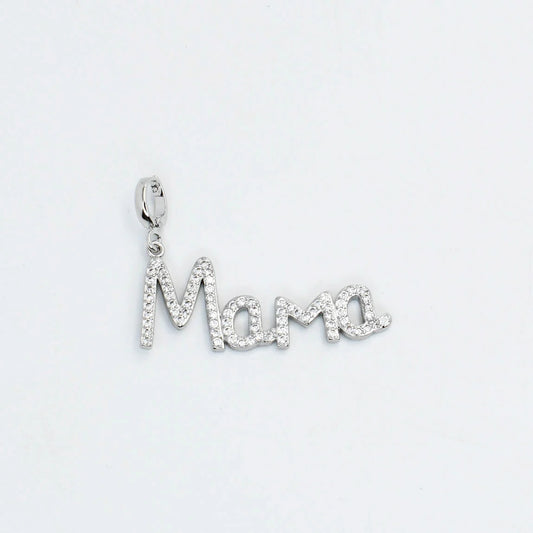 TJ -  Silver Mama Crystal Charm