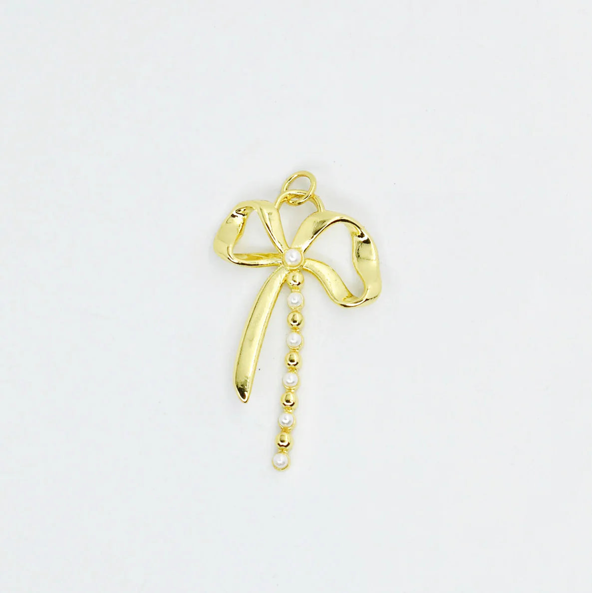 TJ -  Pearly Bowknot Charm