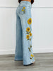 Oli & Hali Sunflower Embroidered Pants (Reg.)