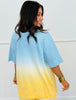Ombre Rhinestone Short Sleeve Top & Shorts Set (Reg. & Plus)