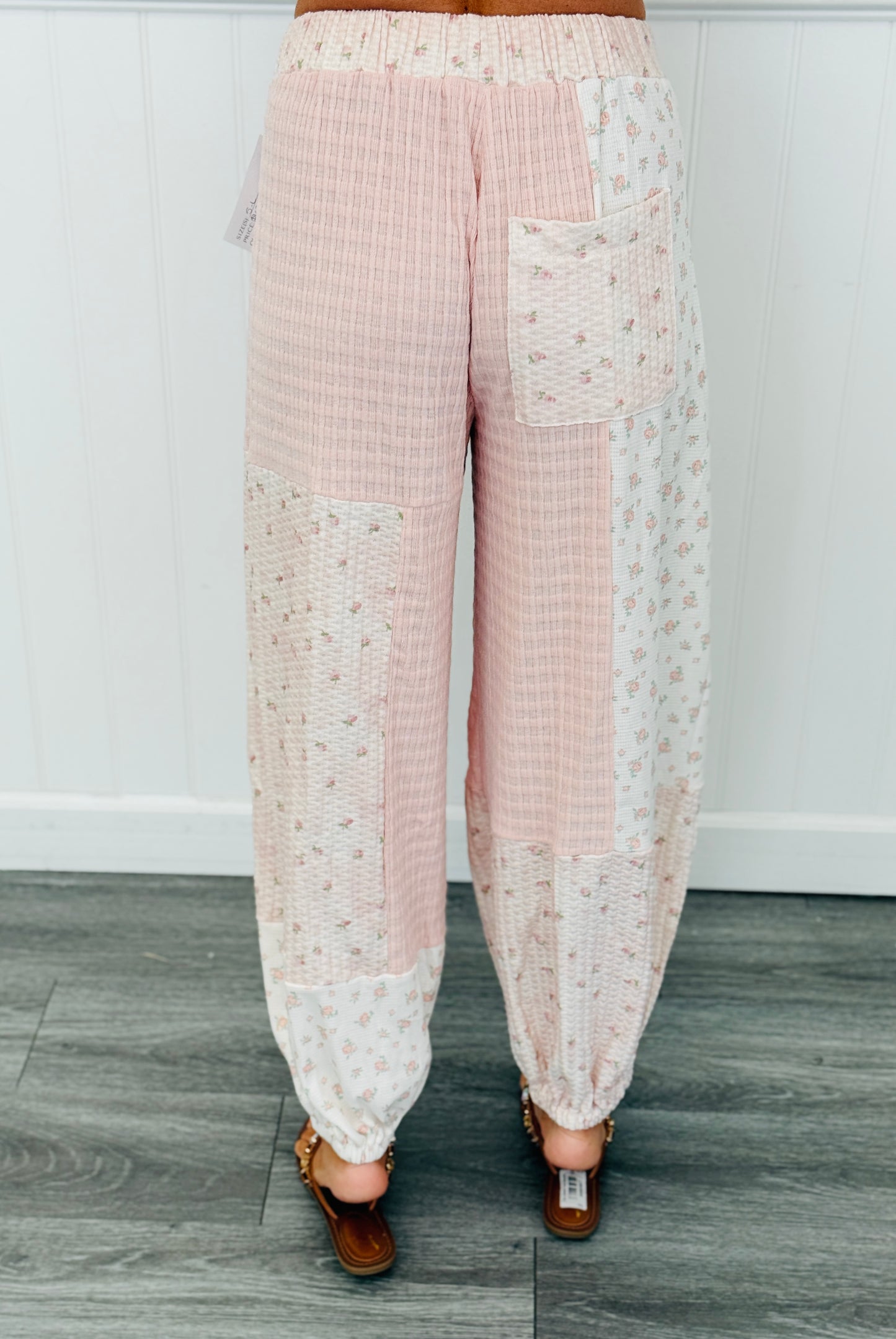 POL Pink Multi Patchwork  Pants (Reg.)