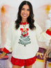 Christmas Tree Applique Sweater (Reg. and Plus)