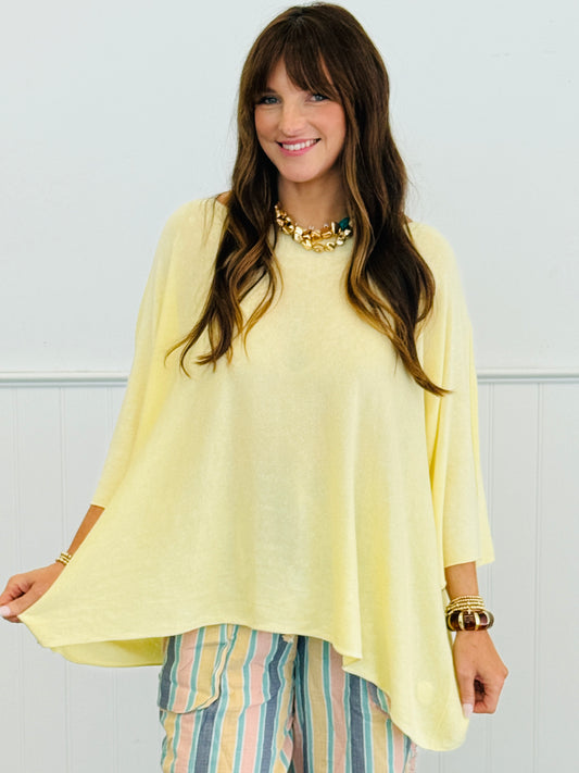 Yellow Pullover Top (One Size)