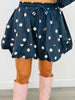 Polka Dot Balloon Mini Skirt (Reg & Plus) - 2 Colors