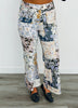 Bluebell Patchwork Print Wide Leg Pants (Reg.)