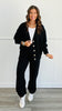 Oversized Cardigan Sweater and Pants Set (Reg. and Plus)