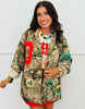 Camo Patch Detail Snap Front Jacket (Reg. and Plus)