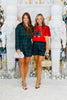 Green Flannel Button Up Mini Dress (Reg. and Plus)