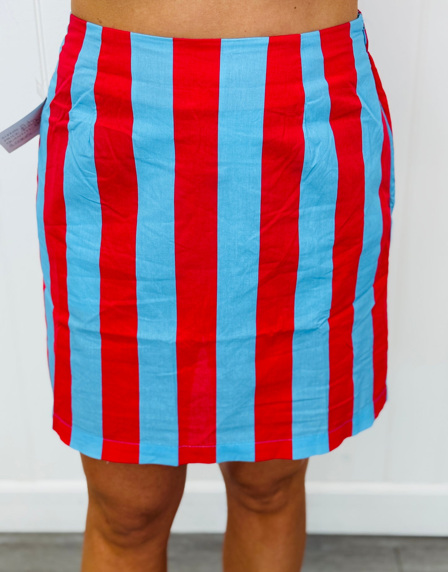 Colorful Stripe Mini Skirt (Reg.) - 3 Colors