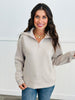 Dear Scarlett Get Comfy Quarter Zip Pullover Top (Reg. and Plus) - 9 Colors