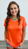 Orange Jess Lea Basic Tee (Reg.)