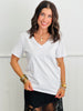 Essential V-Neck Short Sleeve Top (Reg.) - 3 Colors