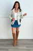 Floral Print Padded Jacket (Reg & Plus)