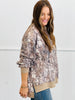 Dark Camo Long Sleeve Pullover (Reg. and Plus)