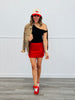Bow Detail Track Mini Skirt (Reg.)- 6 Colors