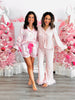 Pink Nutcrackers Short Satin Pajama Set (Reg)