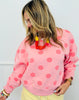 Pink Polka Dot Sweatshirt (Reg.)