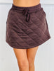 Quilted Mini Skort (Reg.)-2 Colors