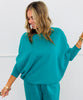 Emerald Boatneck Scuba Modal Tunic Top Remix (Reg.)