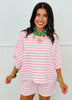 Striped Terry Cloth Top (Reg.) - 2 Colors