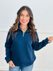 Dear Scarlett Get Comfy Quarter Zip Pullover Top (Reg. and Plus) - 9 Colors