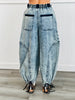 Denim Cargo Parachute Pants (Reg.)