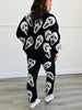 Queen Of Sparkles Black Scream Mask Sweatshirt (Reg. and Plus)