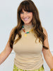 Sleeveless Mock Neck Top (Reg & Plus)- 10 Colors