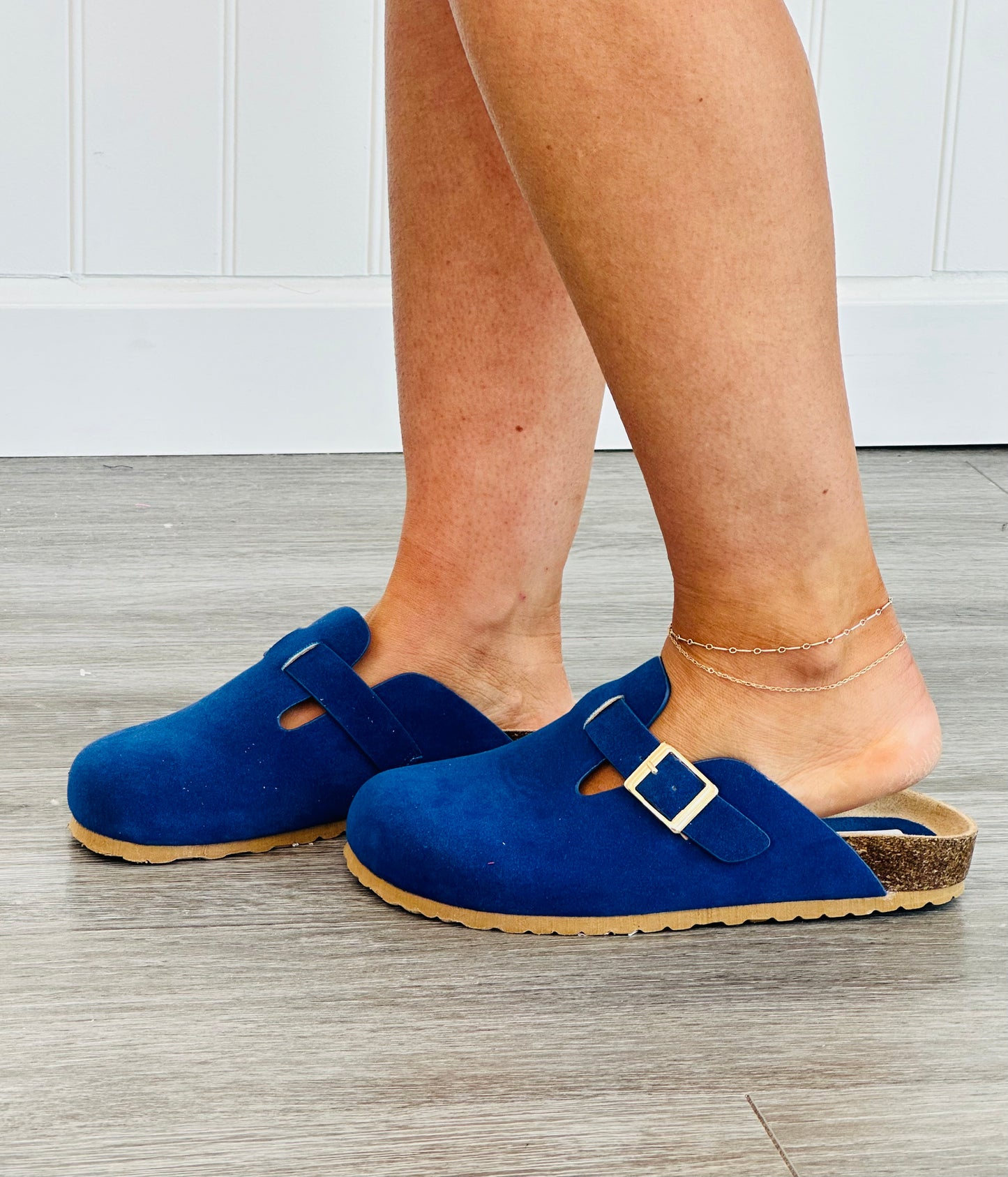 Royal Blue Look Fab Feel Fab Mules