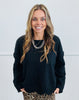 Oversized Side Slit Sweater Top (Reg.) - 2 Colors