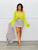 Risen Cream Leopard Wrap Skort (Reg.)