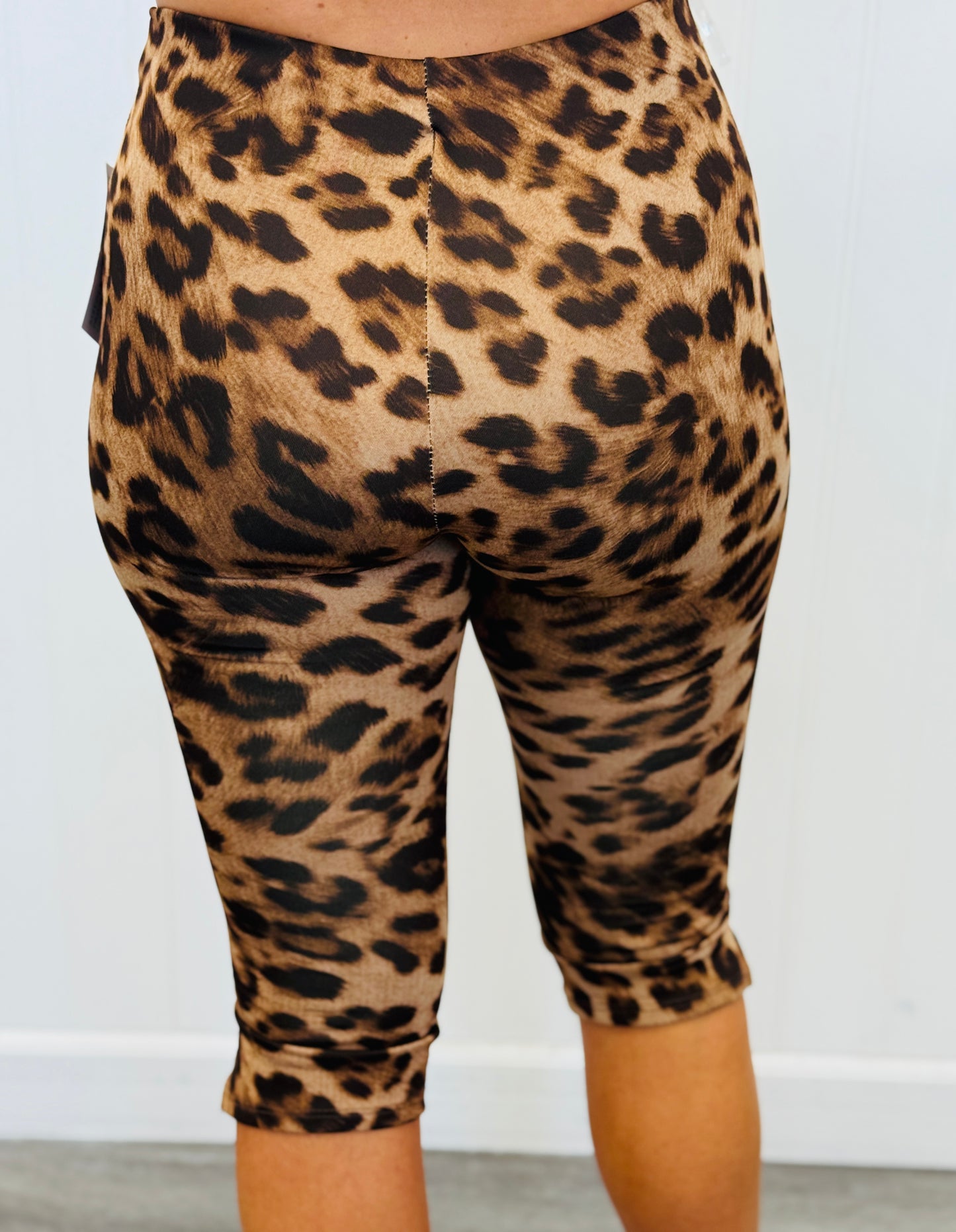 Leopard Print Capri Pants (Reg.)