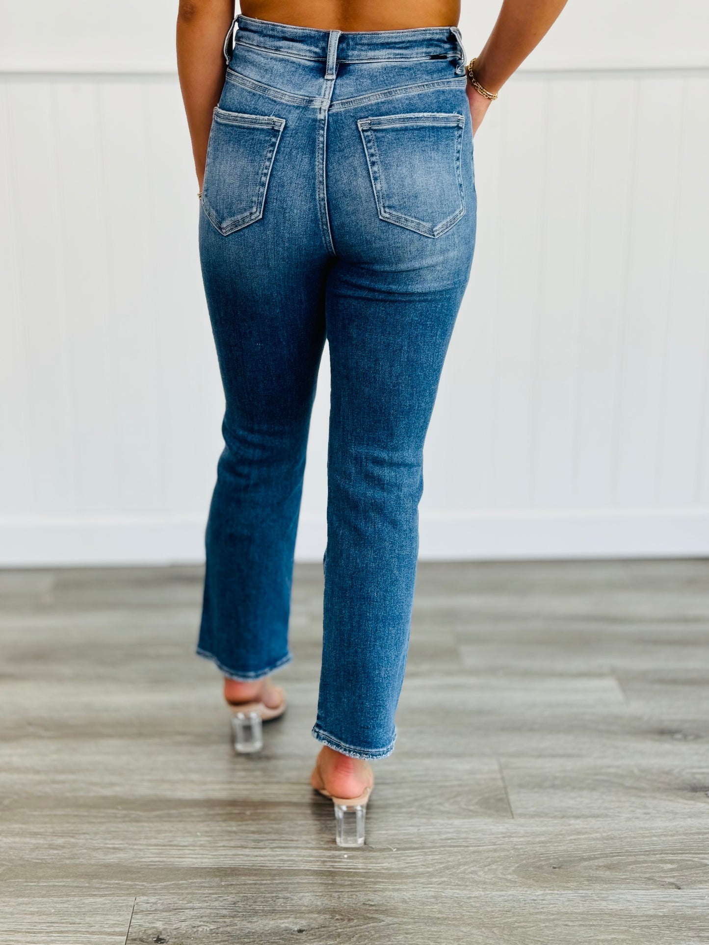 Risen Feeling Your Best High Rise Straight Jeans (Reg & Plus)