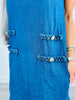 Denim Braided Mini Dress (Reg)