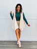 POL Pink Multi Pearl Floral Open Cardigan (Reg)