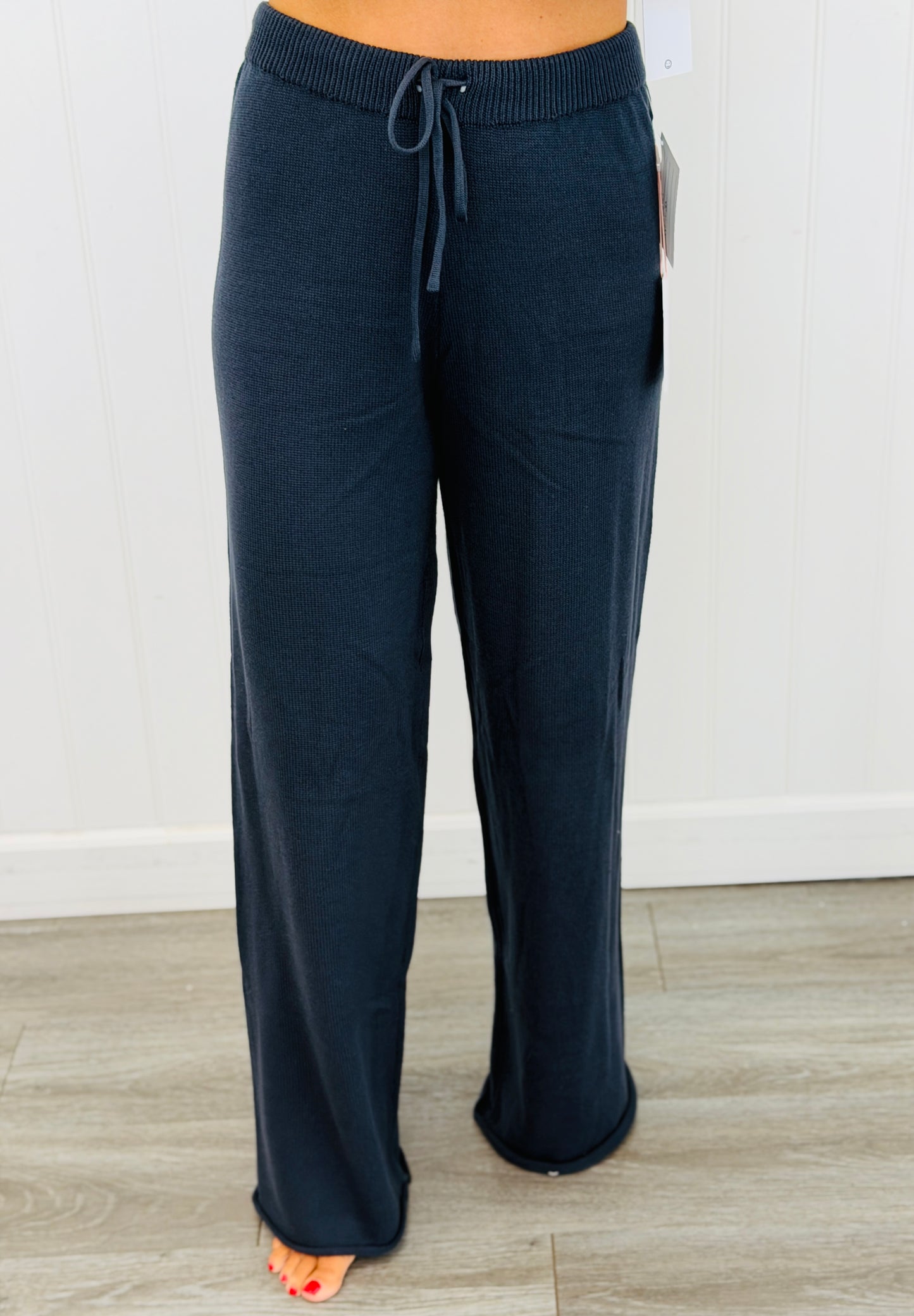 Navy Knit Pants (Reg.)