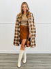 Latte Plaid Longline Jacket (Reg.)