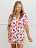 Christmas Check Button Down PJ Shorts Set (Reg. & Plus)