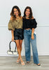 Poplin Balloon Hem Top (Reg.) - 2 Colors