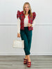Christmas Plaid Puffy Vest (Reg.)-2 Colors